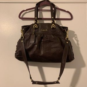 Dark Brown Coach Purse
